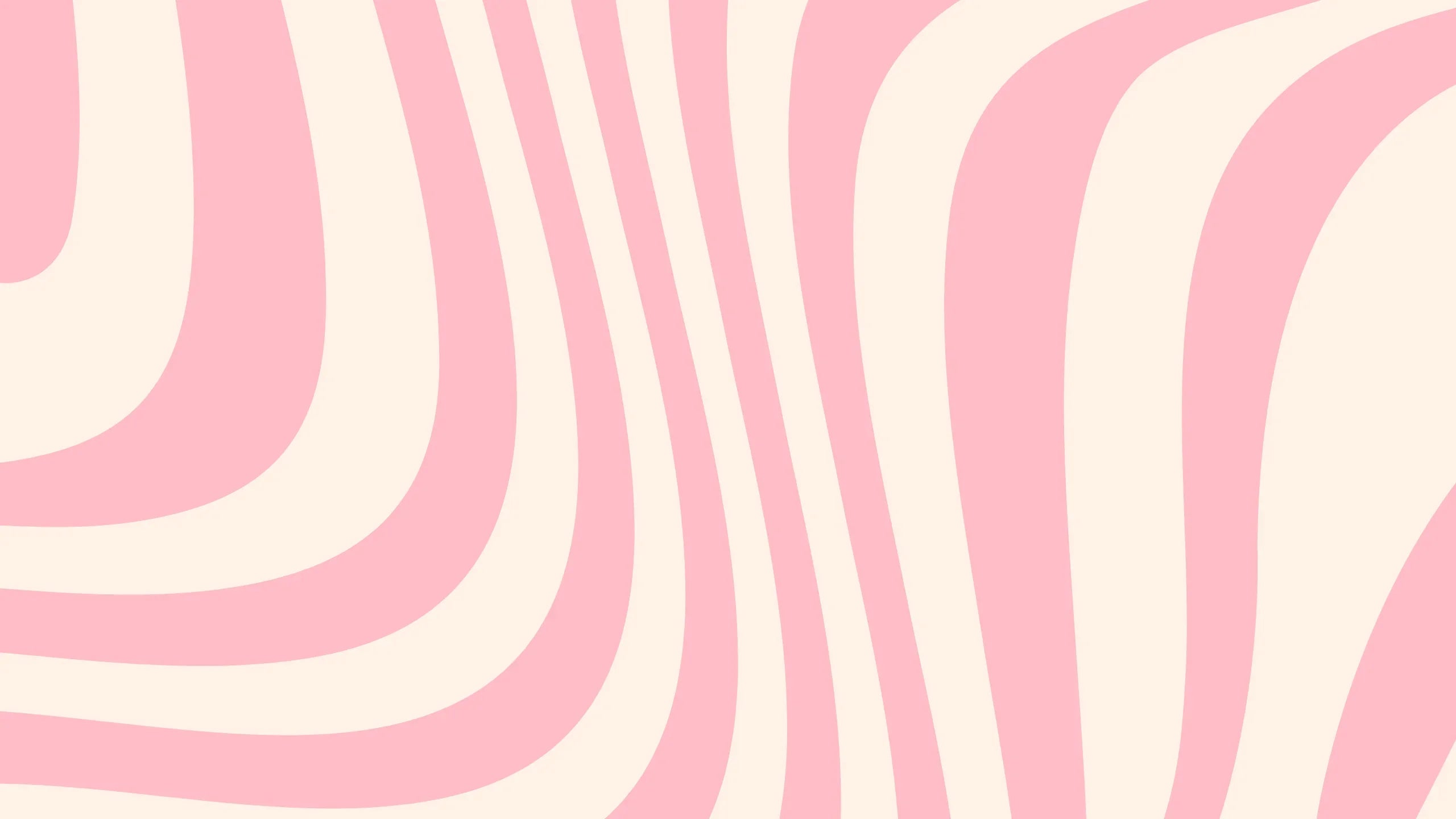 Abstract art of wavy design Pink subject and beige background wallpaper photo